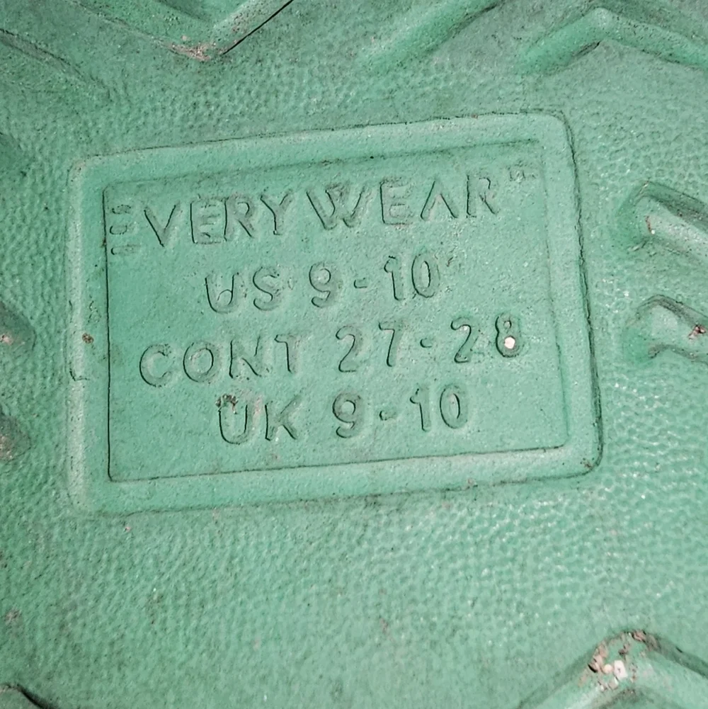 Totes Green Rubber Ankle Boots
